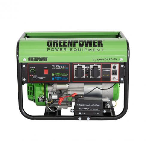 موتوربرق گازسوز گرین پاور GREEN POWER CC3000-NG/LPG-ES